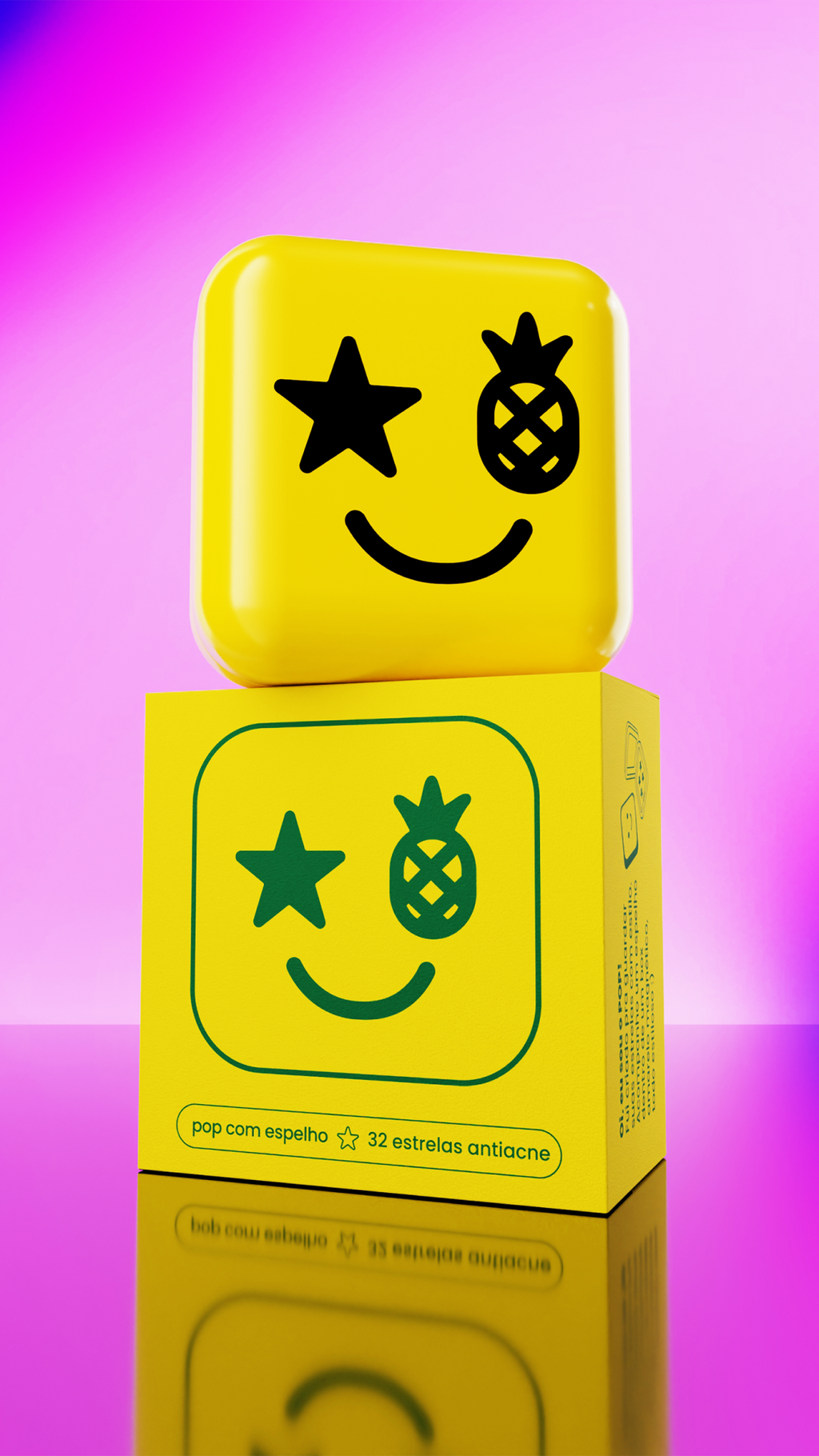 Piny Stars + Estojo com espelho