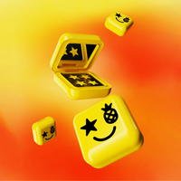 Piny Stars + Estojo com espelho